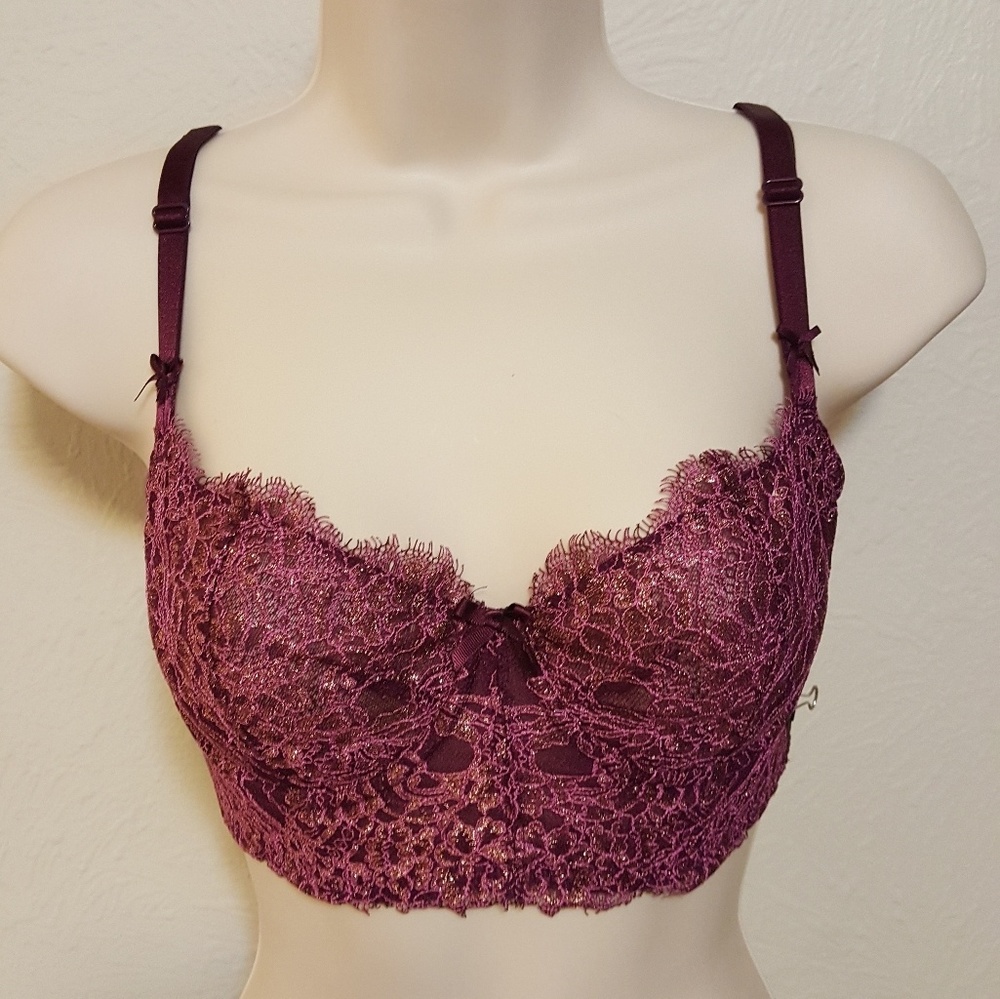 NWOT-VS push-up lace bustier